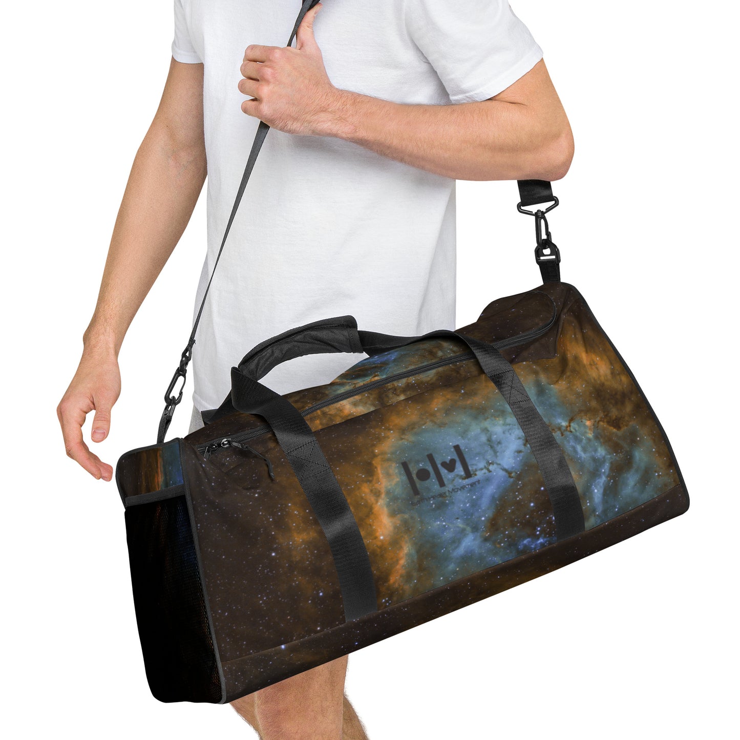 EHM Duffle bag - SPACE Brown Blue Nebula