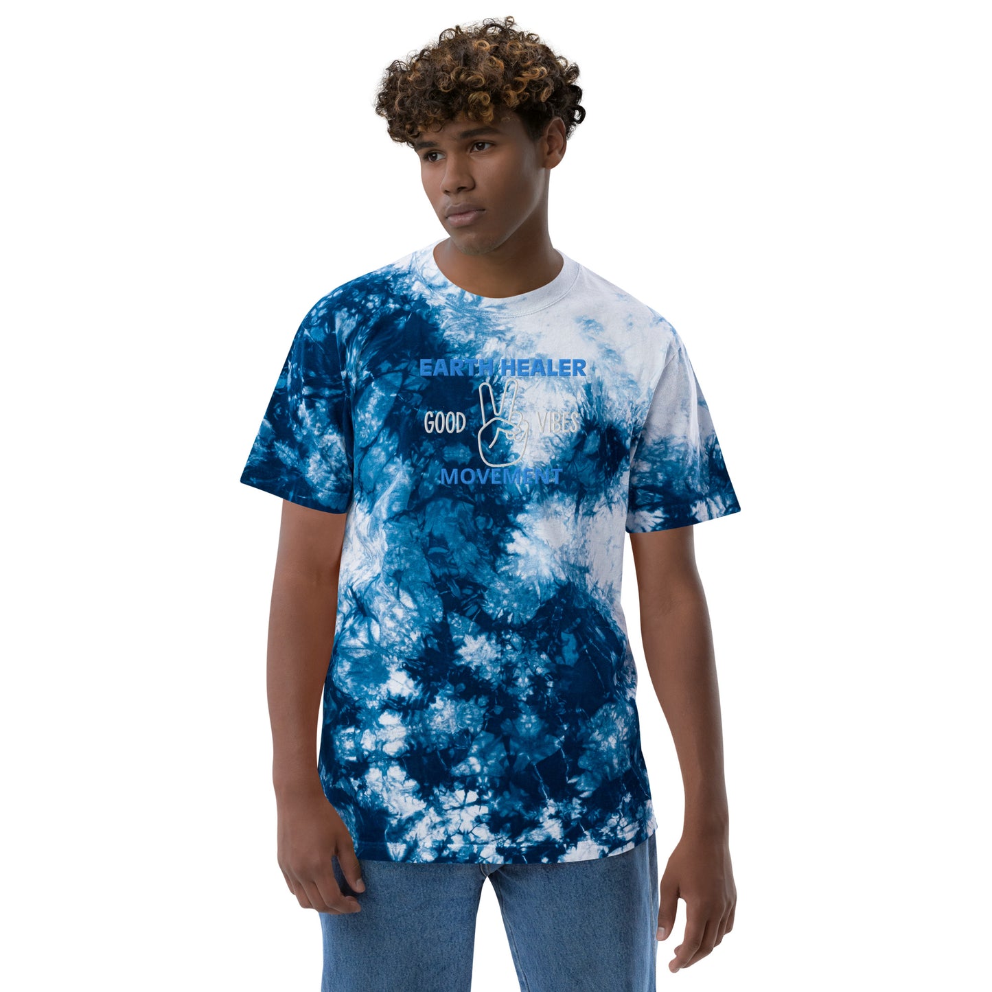 Oversized tie-dye t-shirt