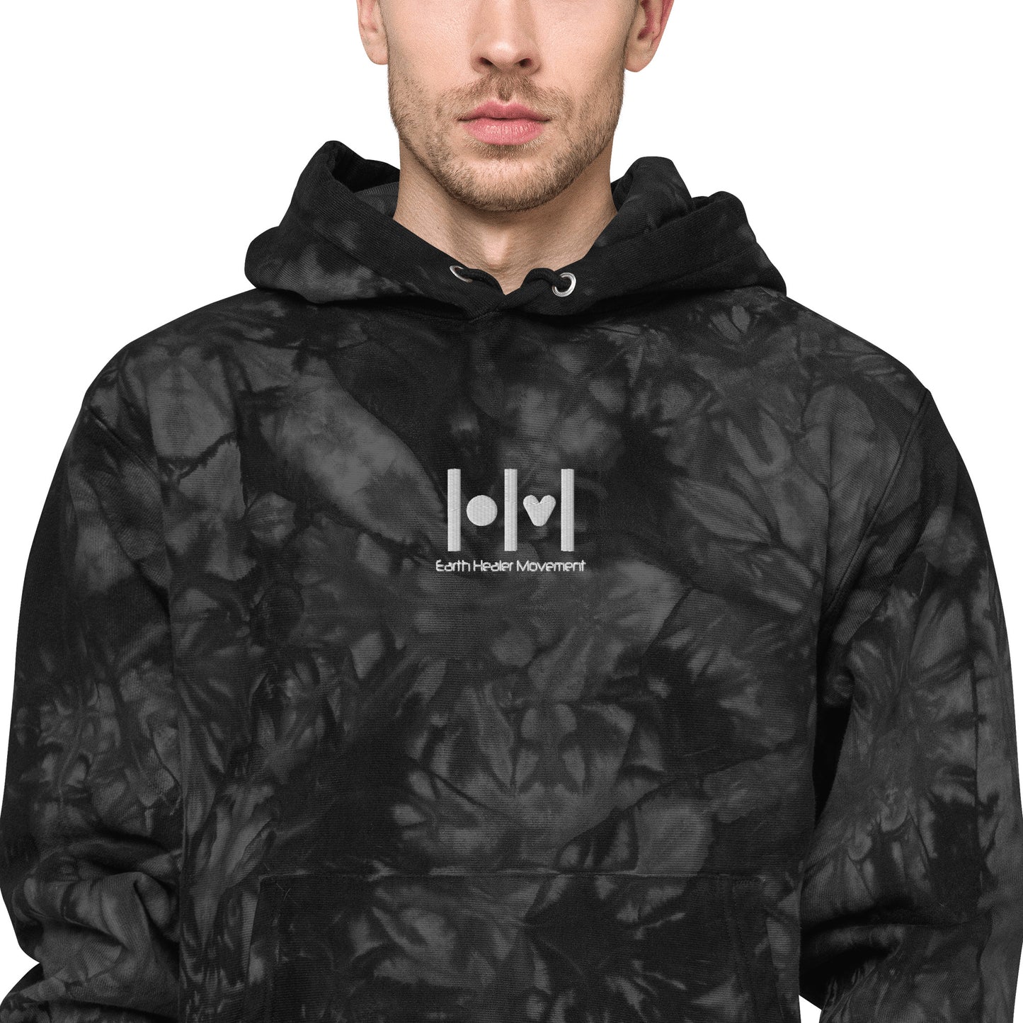 EHM Unisex Champion tie-dye hoodie