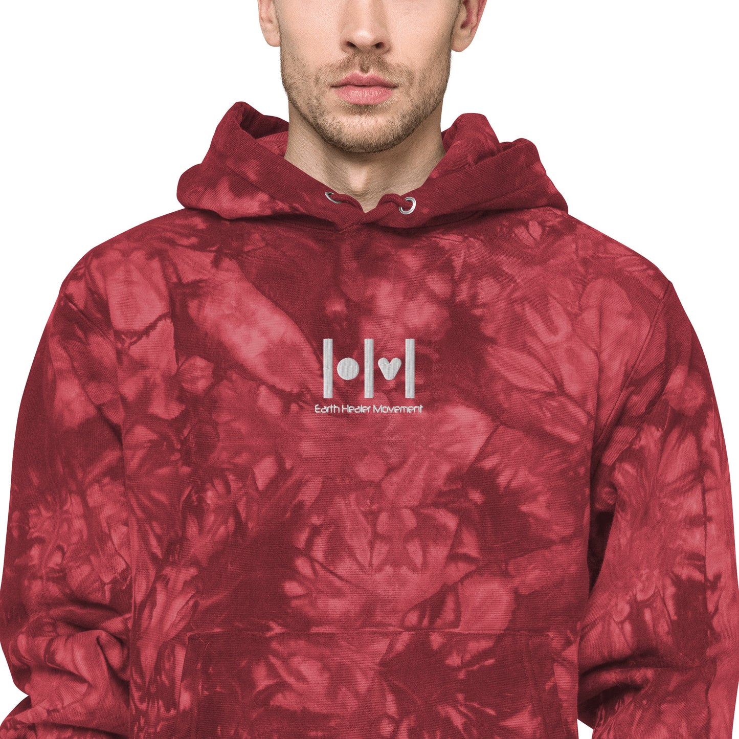 EHM Unisex Champion tie-dye hoodie