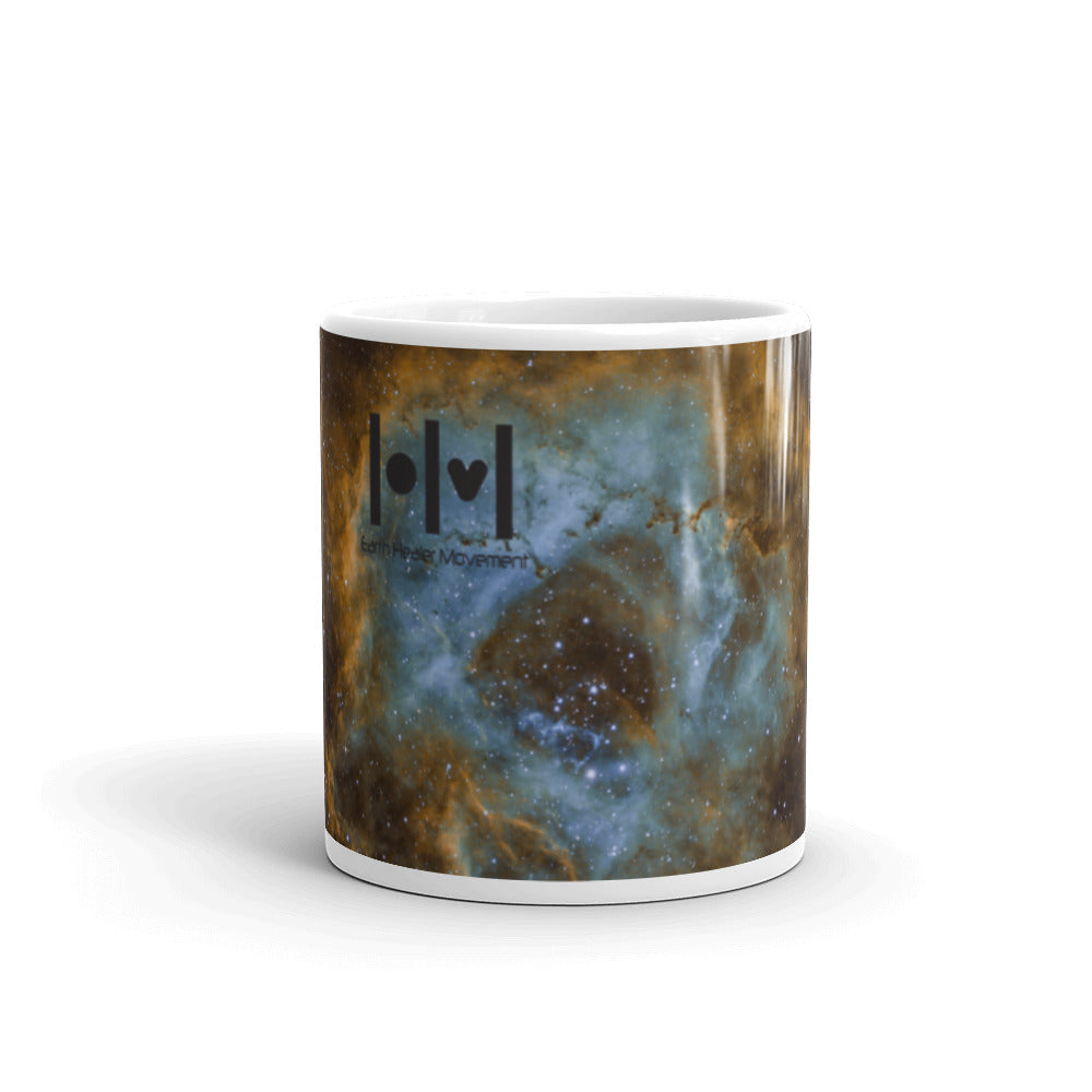 EHM Glossy mug - SPACE Brown Mustard Nebula