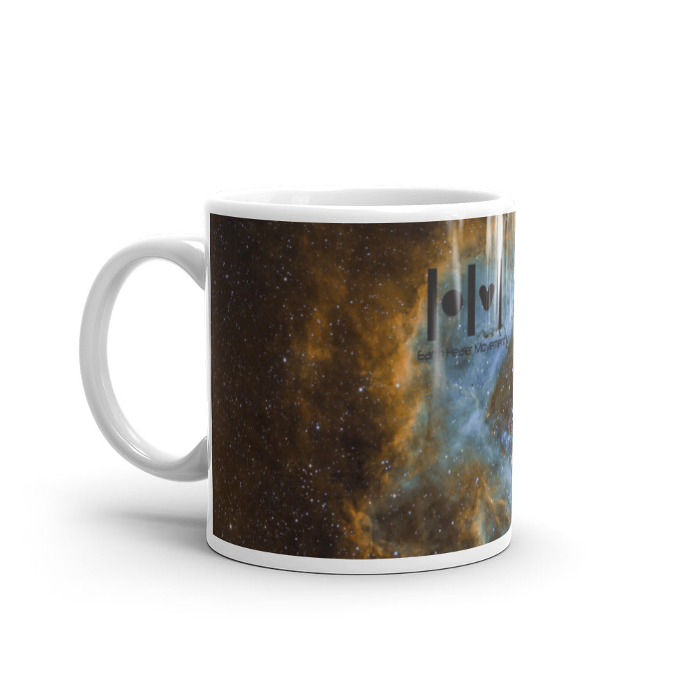 EHM Glossy mug - SPACE Brown Mustard Nebula