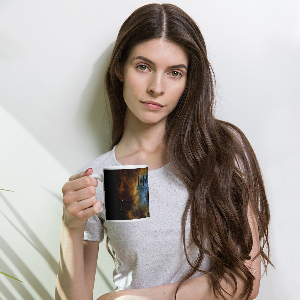 EHM Glossy mug - SPACE Brown Mustard Nebula