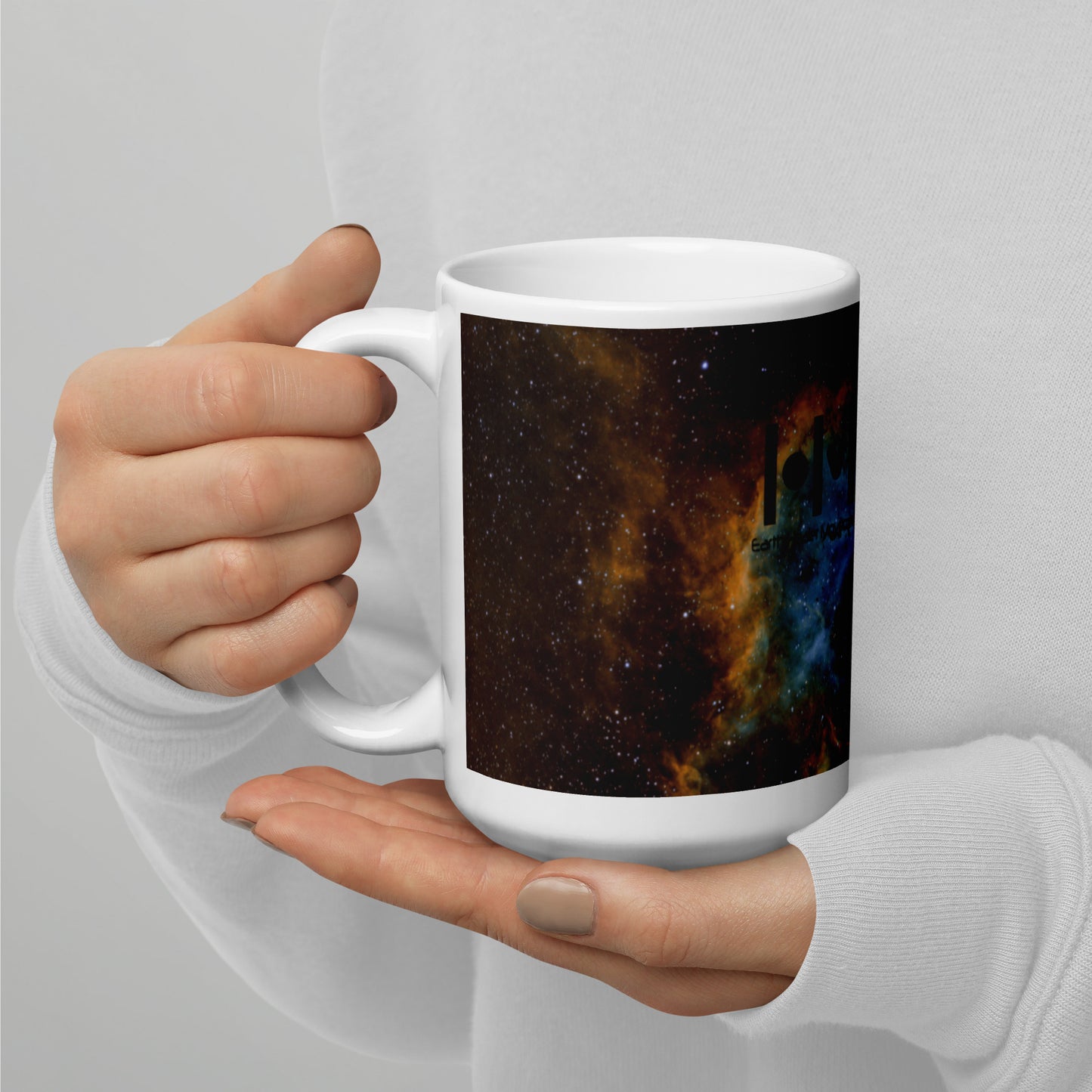 EHM Glossy mug - SPACE Brown Mustard Nebula