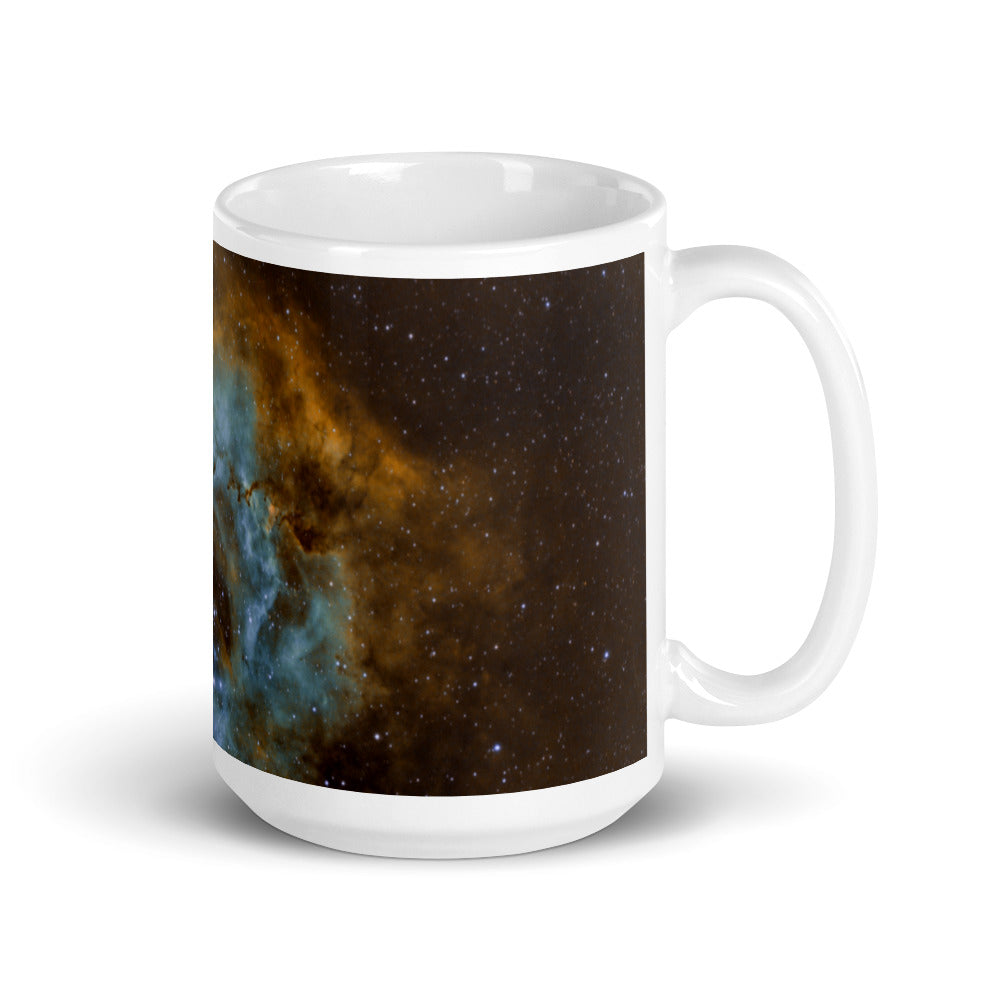 EHM Glossy mug - SPACE Brown Mustard Nebula