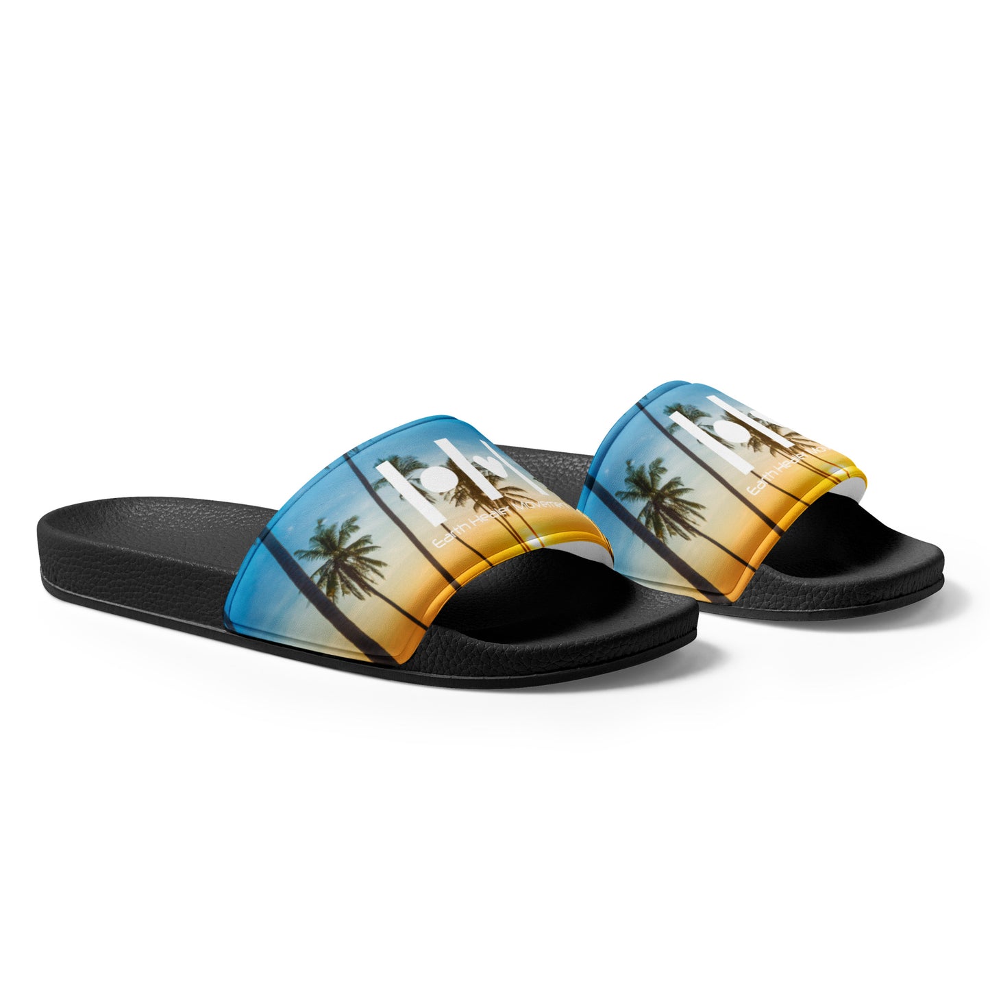 EHM Sunset Blue Yellow Women's slides