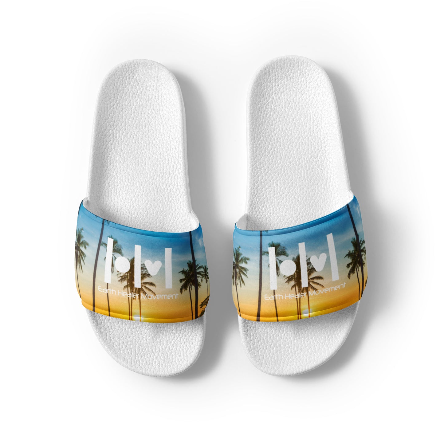 EHM Sunset Blue Yellow Women's slides