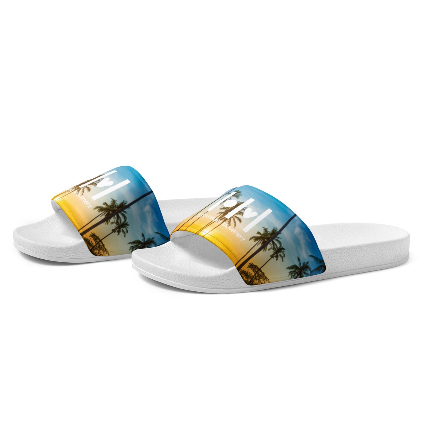 EHM Sunset Blue Yellow Women's slides