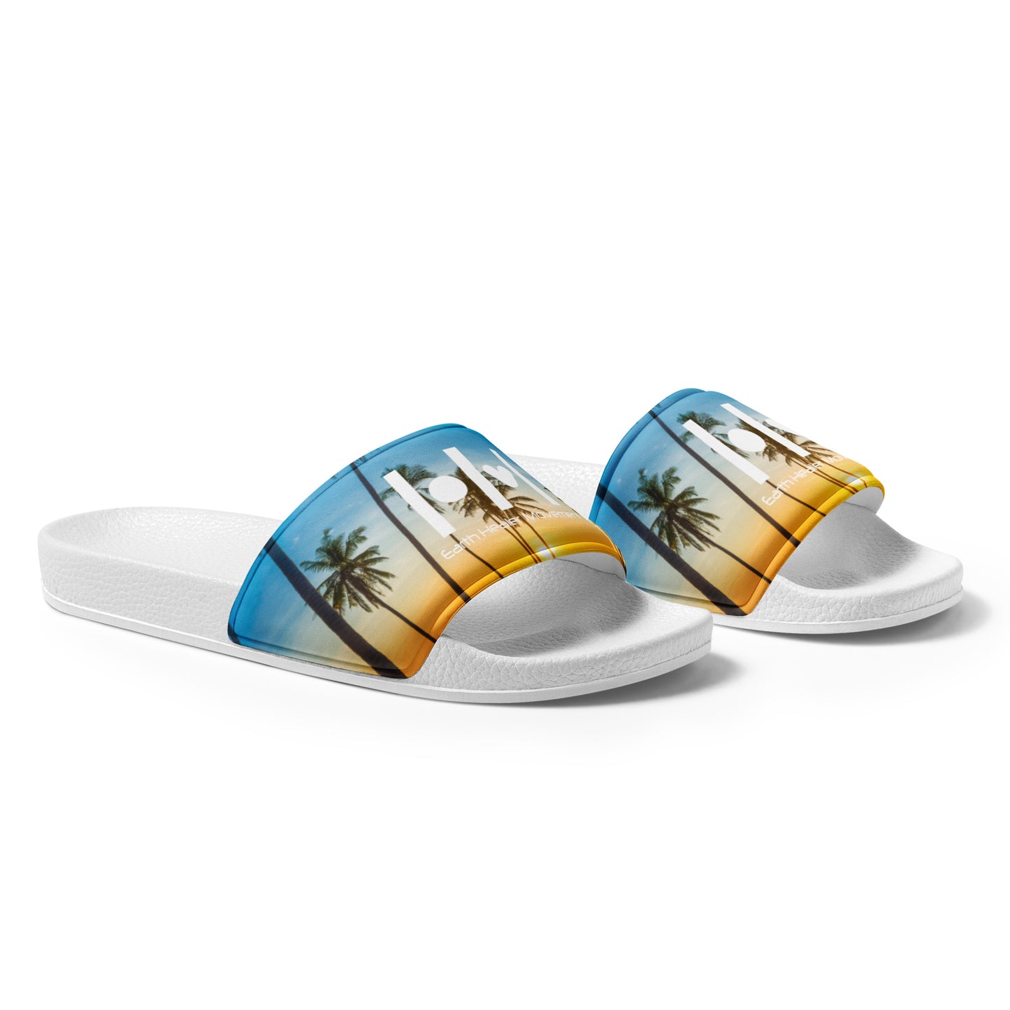 EHM Sunset Blue Yellow Women's slides